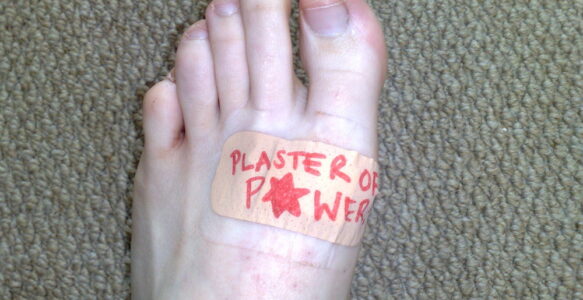 The plaster of power cures all