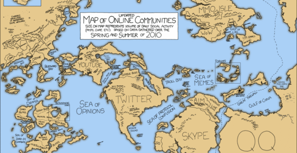 Social communities mapped
