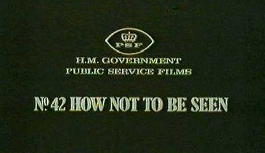 How not to be seen..